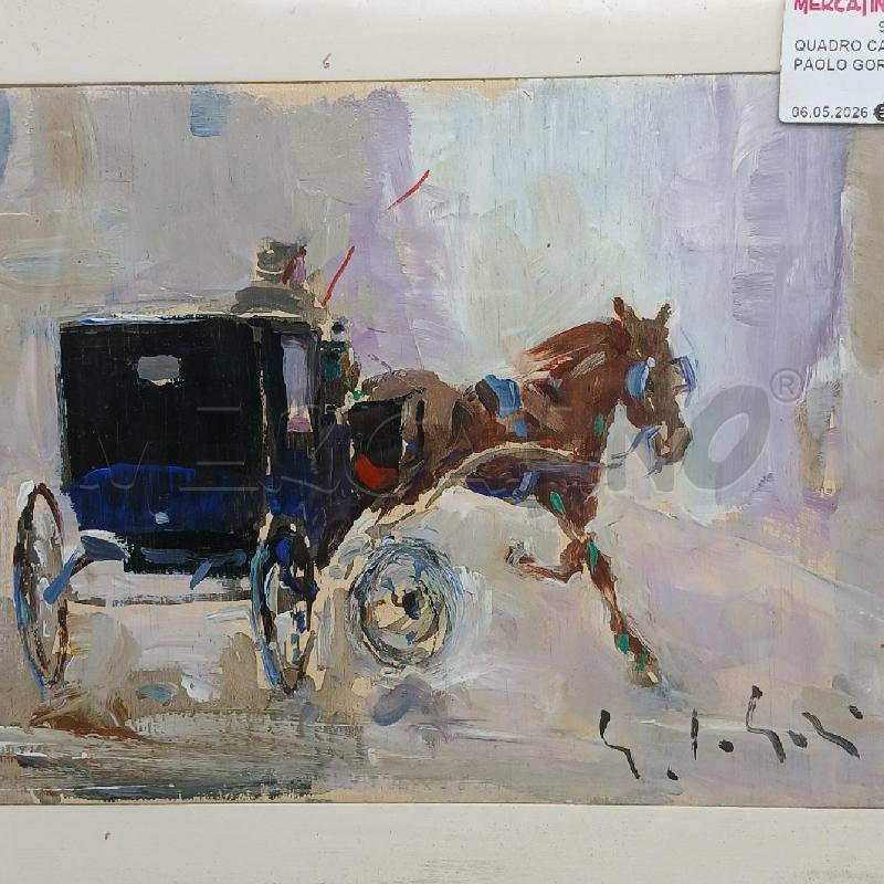 QUADRO CARROZZA GINO PAOLO GORI | Mercatino dell'Usato Roma garbatella 2