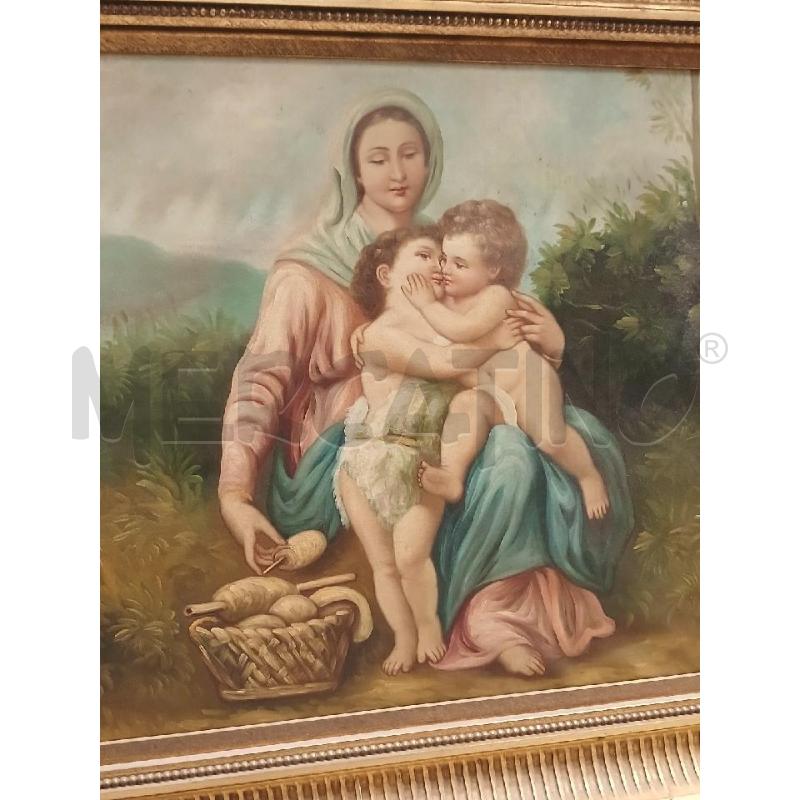 QUADRO C DORATA DONNE CON BAMBINI | Mercatino dell'Usato Roma garbatella 2