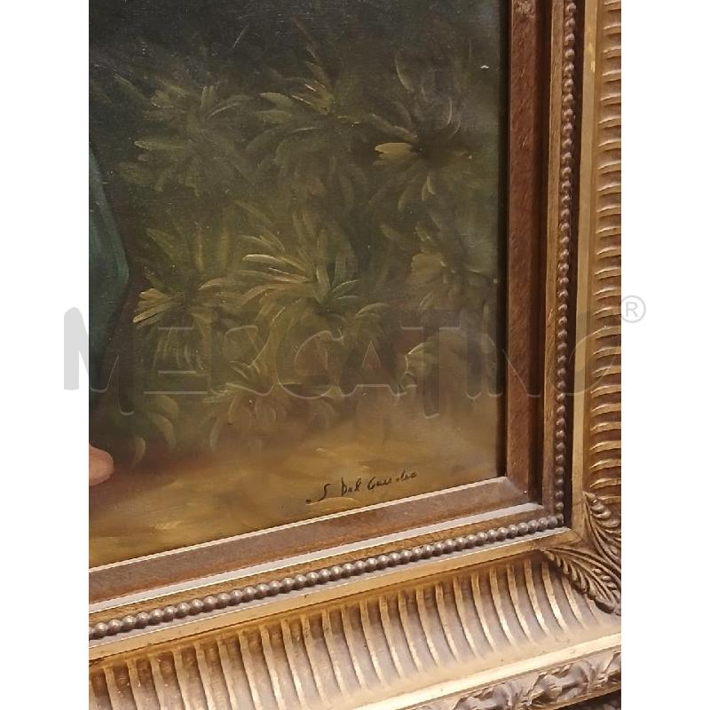 QUADRO C DORATA DONNE CON BAMBINI | Mercatino dell'Usato Roma garbatella 3