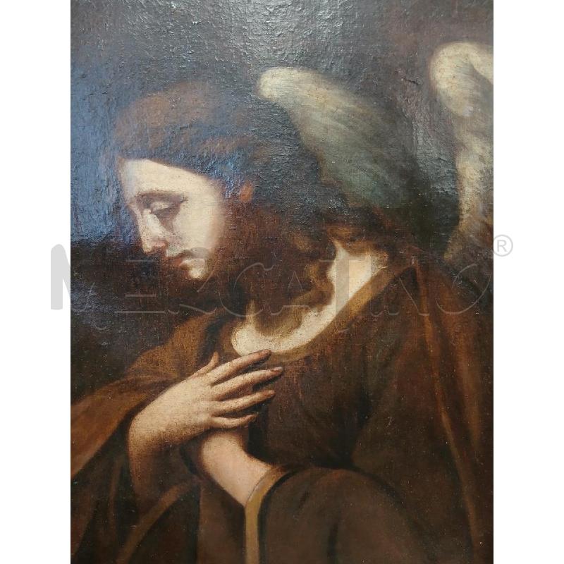 QUADRO TELA ANGELO CORNICE DOARAT | Mercatino dell'Usato Roma garbatella 3