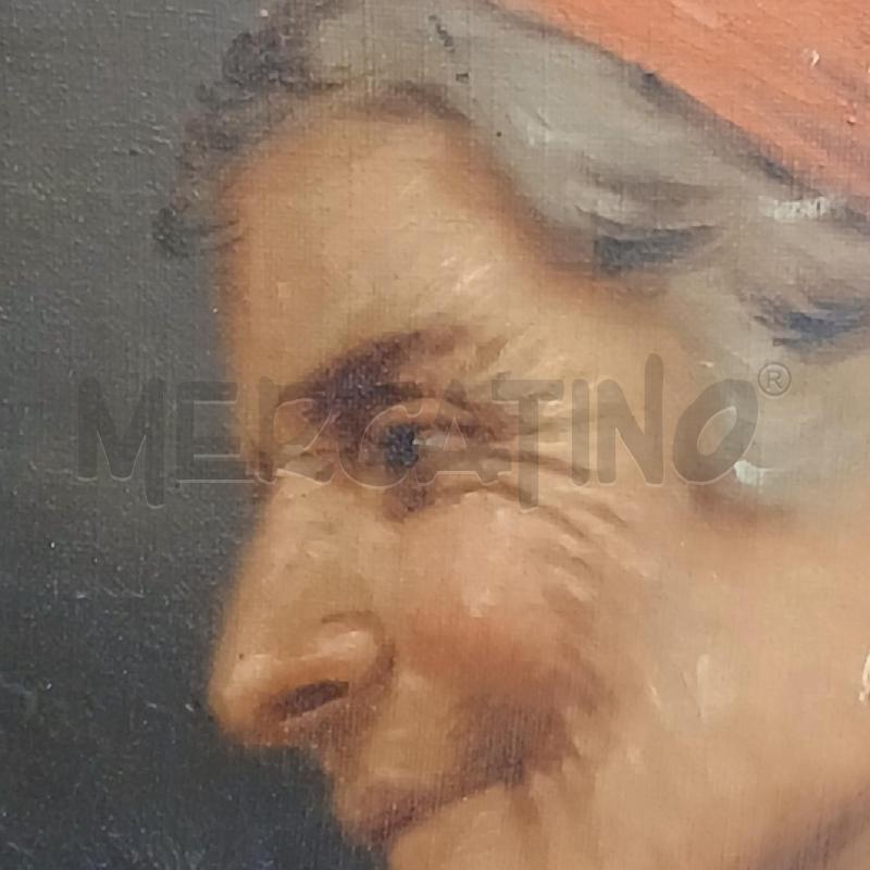 QUADRO VOLTO DONNA ANZIANA  | Mercatino dell'Usato Roma garbatella 4