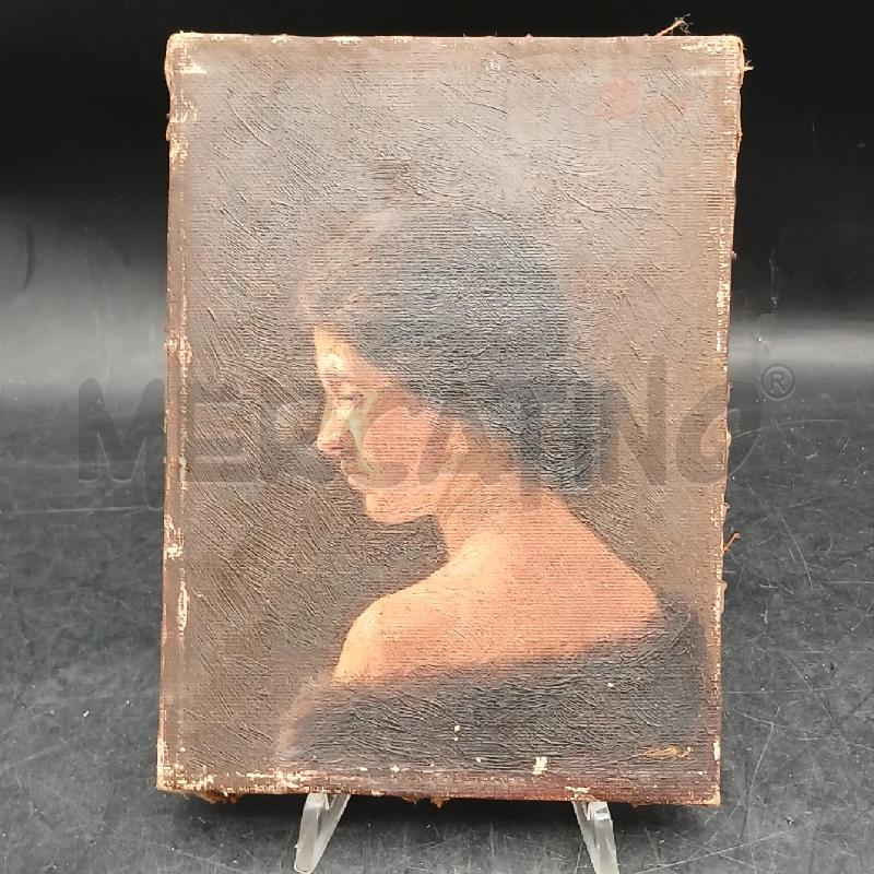 RITRATTO DI DONNA PROFILO C FLOREALE | Mercatino dell'Usato Roma garbatella 1