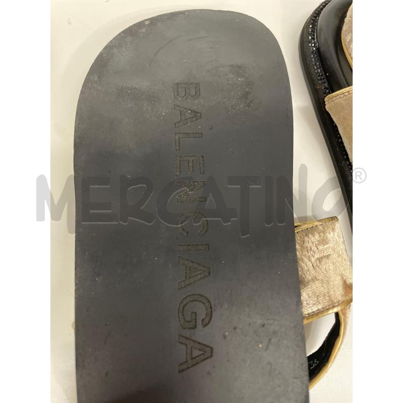 SANDALI DONNA BALENCIAGA BEIGE  | Mercatino dell'Usato Roma garbatella 3
