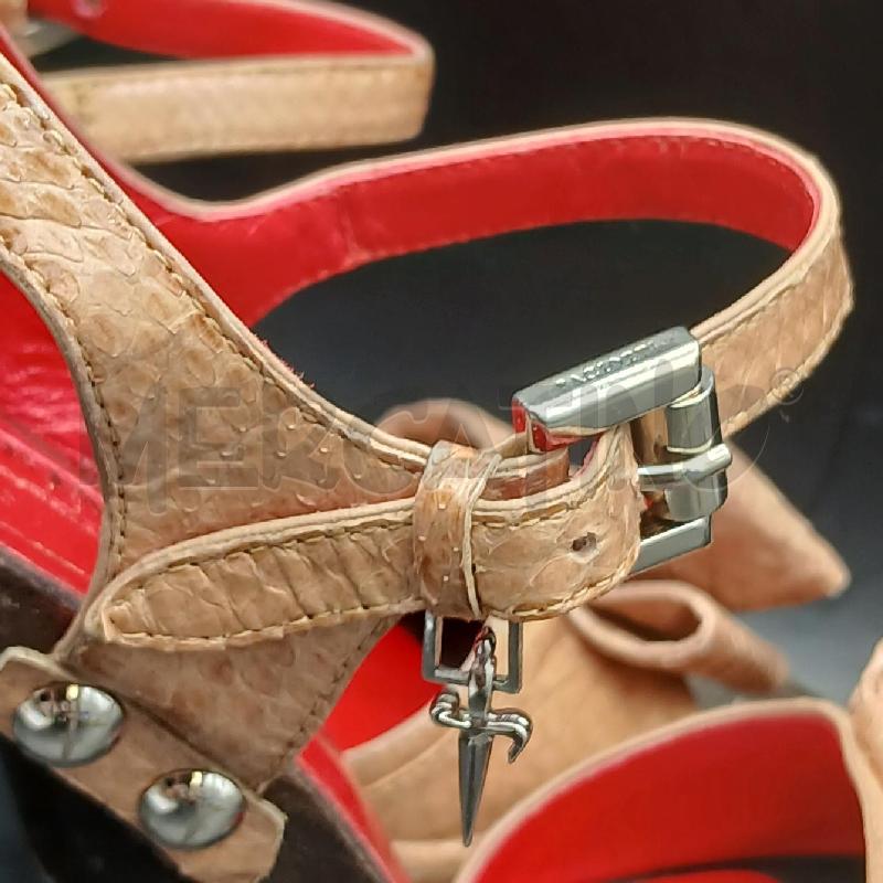 SANDALI DONNA CESARE PACIOTTI ROSA DET INT ROSSA | Mercatino dell'Usato Roma garbatella 4