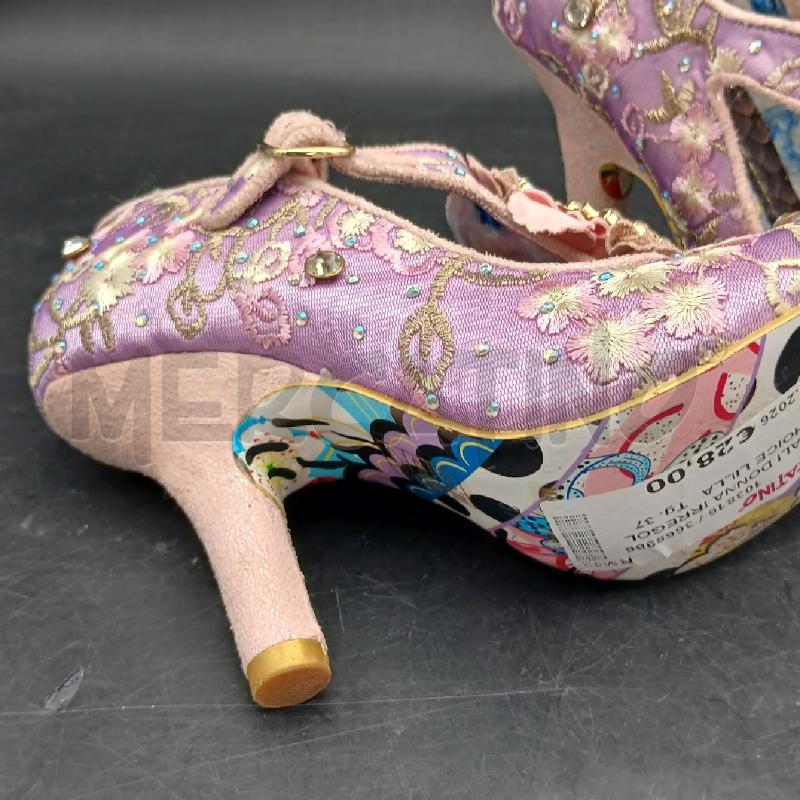 SANDALI DONNA IRREGOLAR CHOICE LILLA STRASS | Mercatino dell'Usato Roma garbatella 5