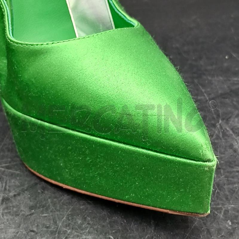 SANDALI DONNA LE SILLA VERDE RASO  | Mercatino dell'Usato Roma garbatella 5
