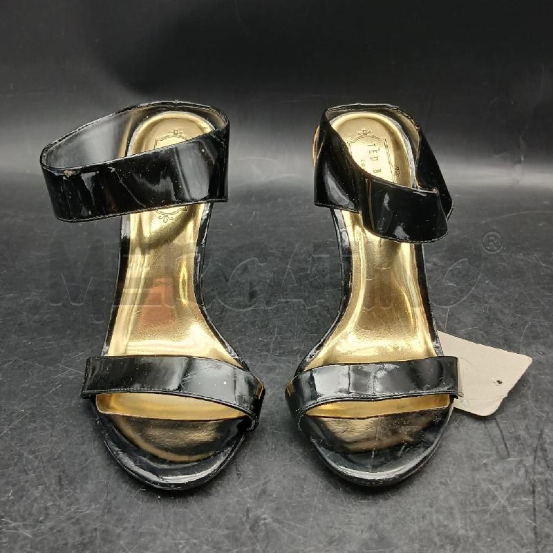 SANDALI DONNA TED BAKER NERO VERNICE  | Mercatino dell'Usato Roma garbatella 2