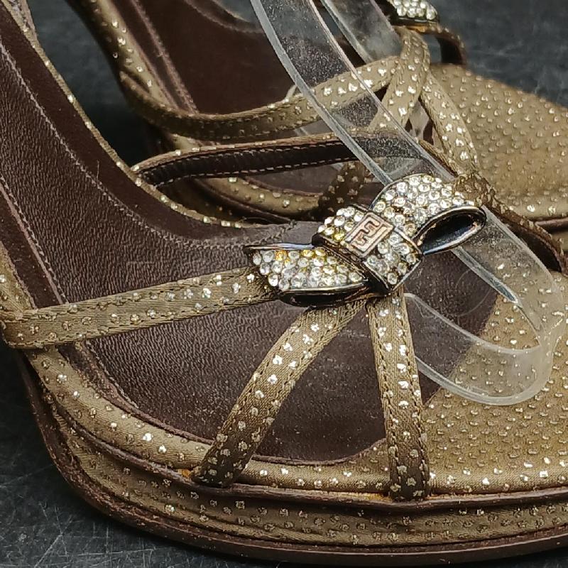 SANDALI D FENDI VERDE DET  | Mercatino dell'Usato Roma garbatella 4