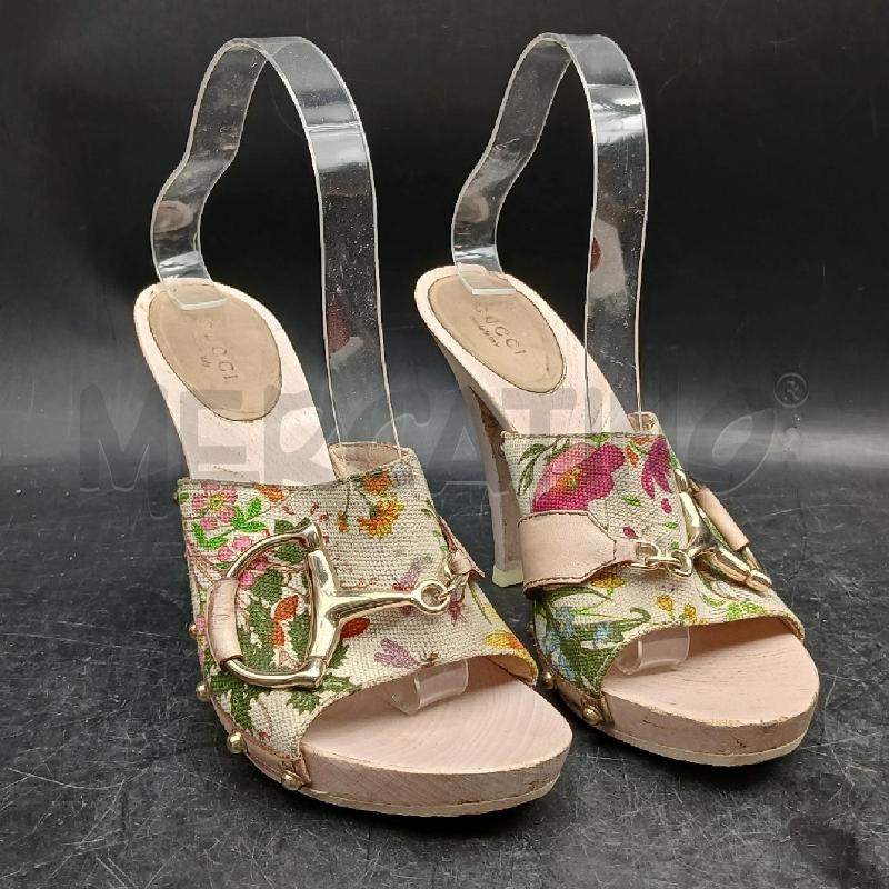 SANDALI D GUCCI DET FIORI  | Mercatino dell'Usato Roma garbatella 1