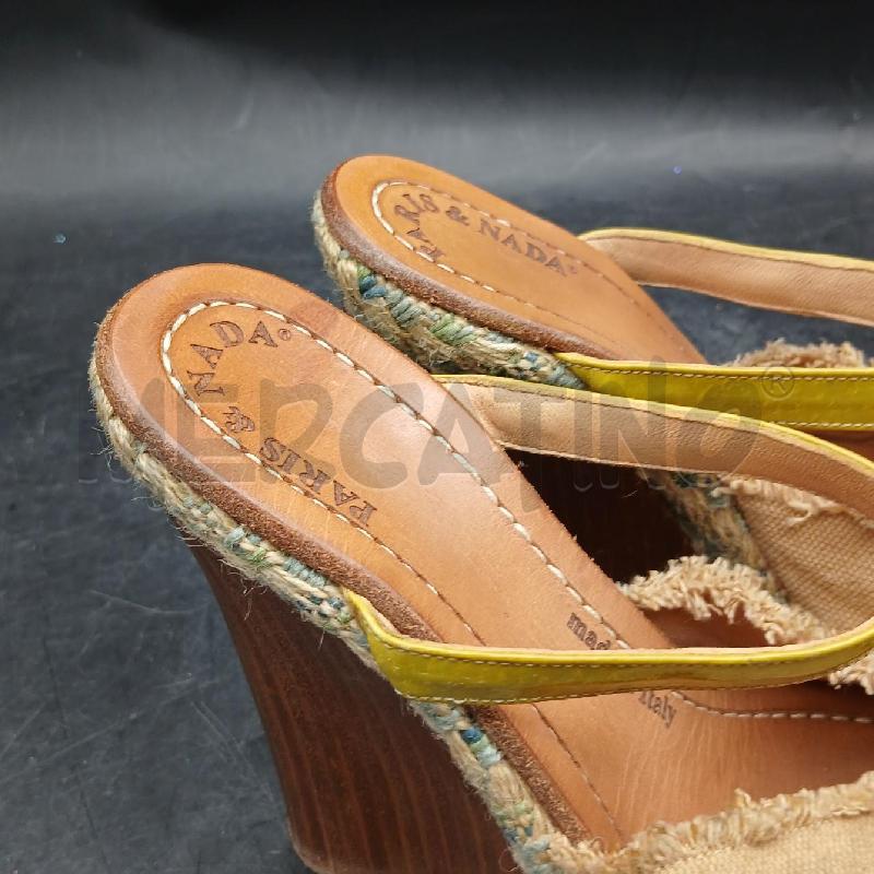 SANDALI D PARIS & NADA BEIGE  | Mercatino dell'Usato Roma garbatella 4