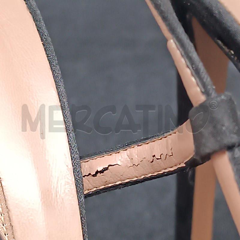 SCARPE DONNA ALBANO NERO APERTE  | Mercatino dell'Usato Roma garbatella 4