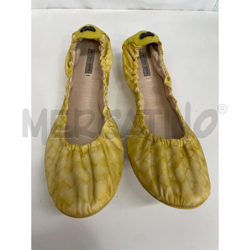 SCARPE DONNA BOTTEGA VENETA GIALLO  | Mercatino dell'Usato Roma garbatella 1