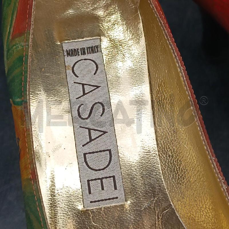 SCARPE DONNA CASADEI FIORI FANTASIA  | Mercatino dell'Usato Roma garbatella 4