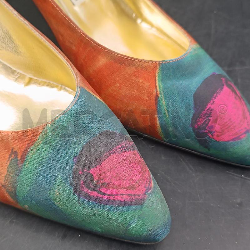 SCARPE DONNA CASADEI FIORI FANTASIA  | Mercatino dell'Usato Roma garbatella 5