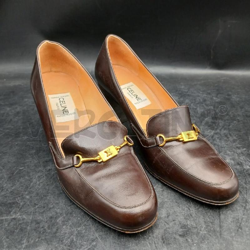 SCARPE DONNA CELINE MARRONE  | Mercatino dell'Usato Roma garbatella 1