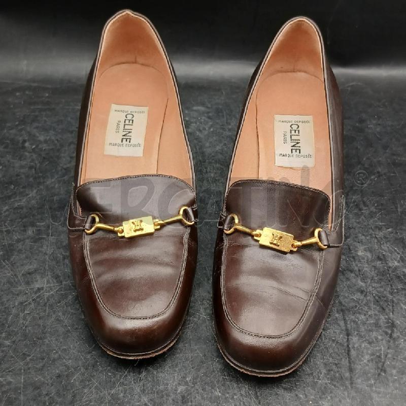SCARPE DONNA CELINE MARRONE  | Mercatino dell'Usato Roma garbatella 2