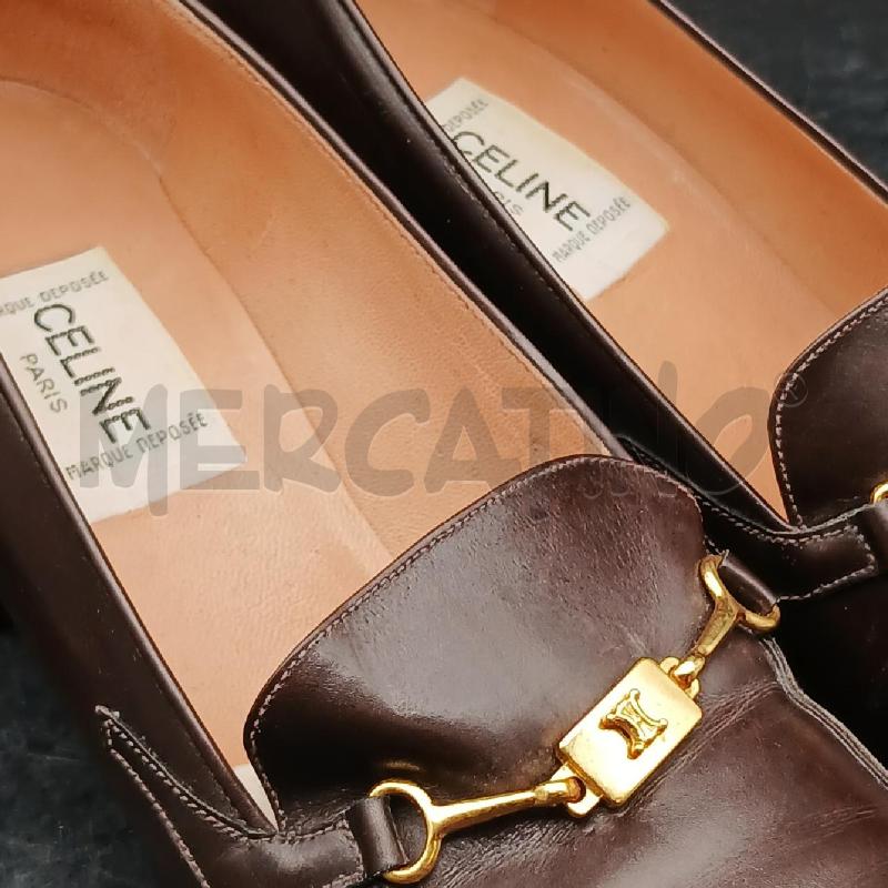 SCARPE DONNA CELINE MARRONE  | Mercatino dell'Usato Roma garbatella 4