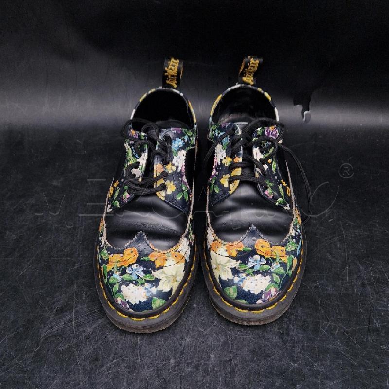 SCARPE DONNA DR MARTEND NERO FIORI | Mercatino dell'Usato Roma garbatella 1