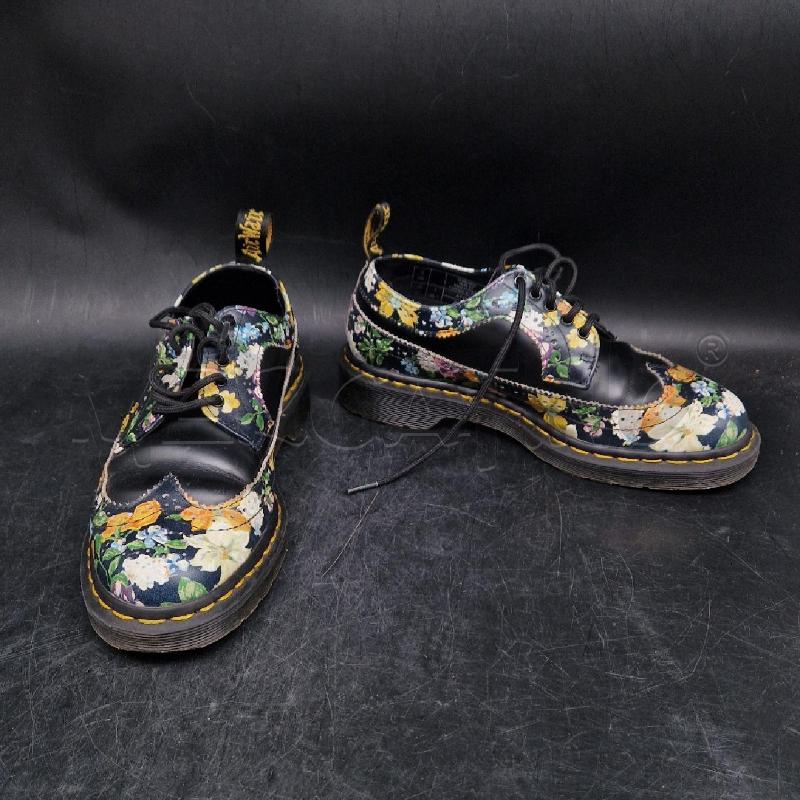 SCARPE DONNA DR MARTEND NERO FIORI | Mercatino dell'Usato Roma garbatella 2