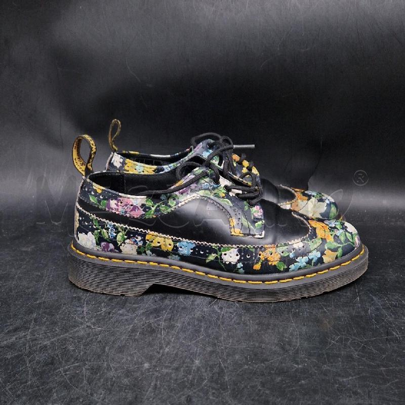 SCARPE DONNA DR MARTEND NERO FIORI | Mercatino dell'Usato Roma garbatella 3