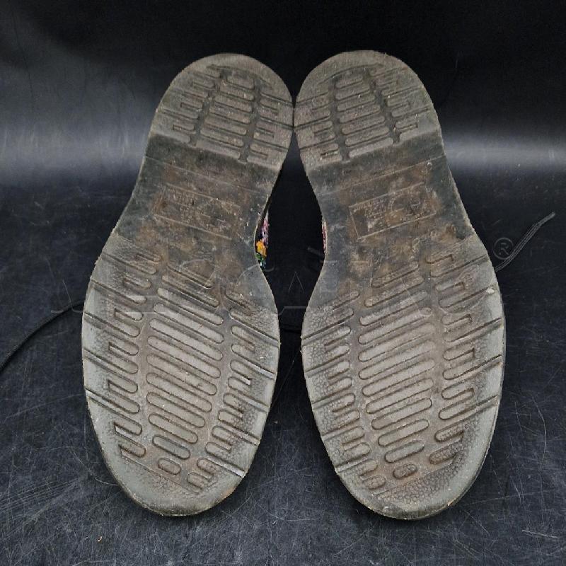 SCARPE DONNA DR MARTEND NERO FIORI | Mercatino dell'Usato Roma garbatella 5