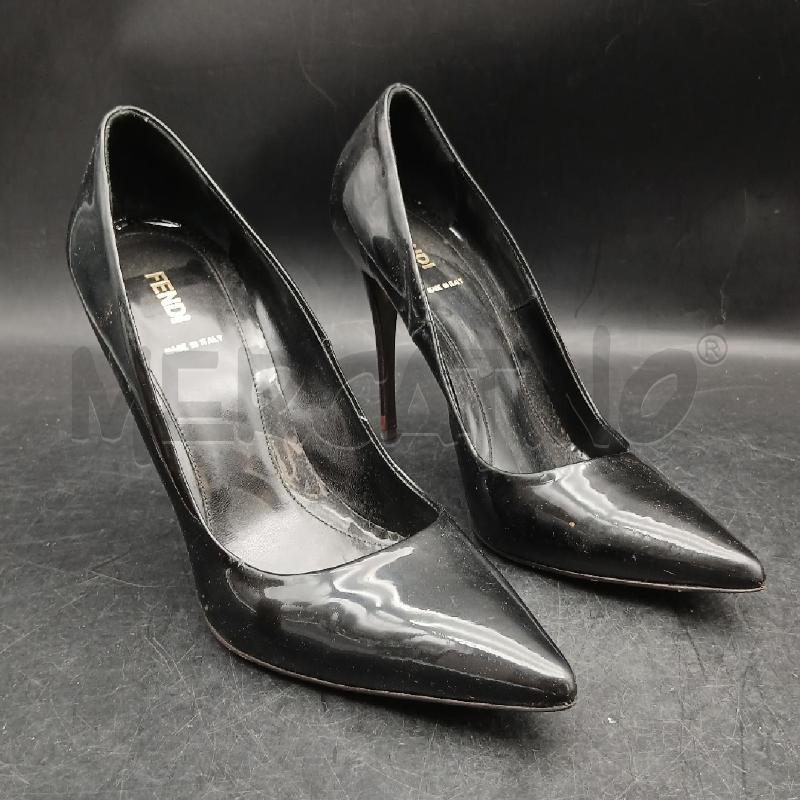 SCARPE DONNA FENDI DECOLLETE NERO  | Mercatino dell'Usato Roma garbatella 1