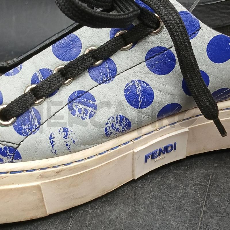 SCARPE DONNA FEND NERO POIS BLU  | Mercatino dell'Usato Roma garbatella 4