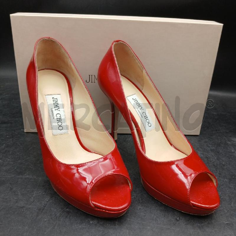 SCARPE DONNA JIMMY CHOO ROSSO  | Mercatino dell'Usato Roma garbatella 1