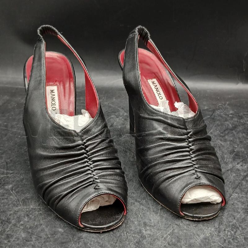 SCARPE DONNA MANOLO BLAHNIK NERO  | Mercatino dell'Usato Roma garbatella 1