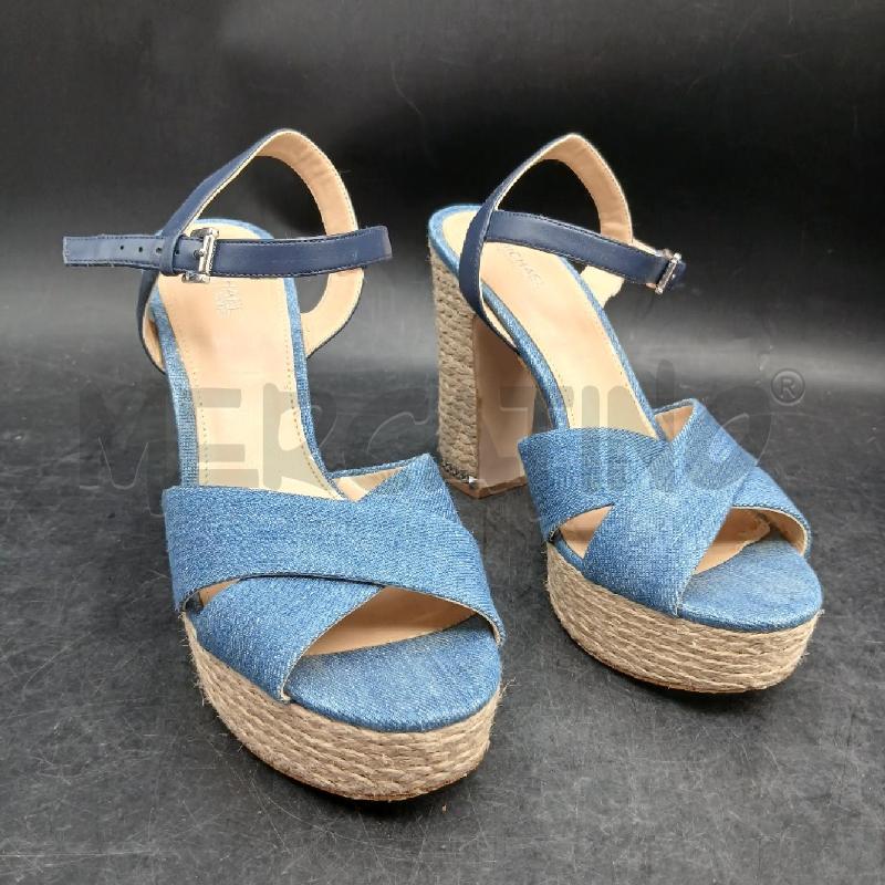 SCARPE DONNA MICHAEL KORS DENIM TACCO | Mercatino dell'Usato Roma garbatella 1
