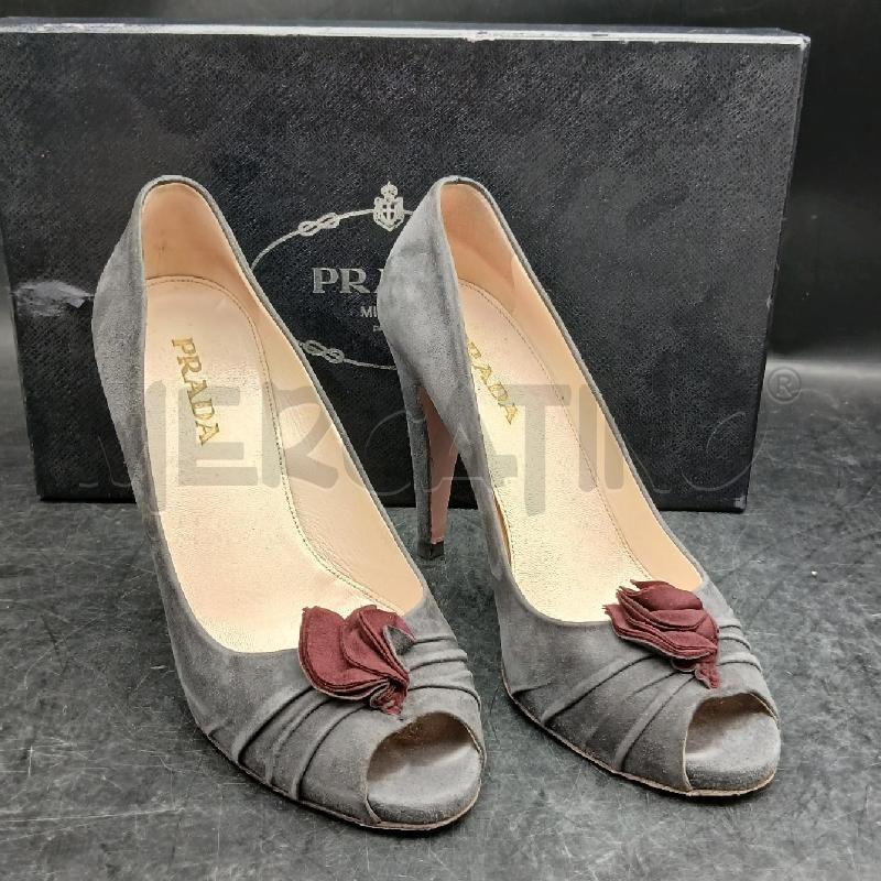 SCARPE DONNA PRADA GRIGIO  | Mercatino dell'Usato Roma garbatella 1