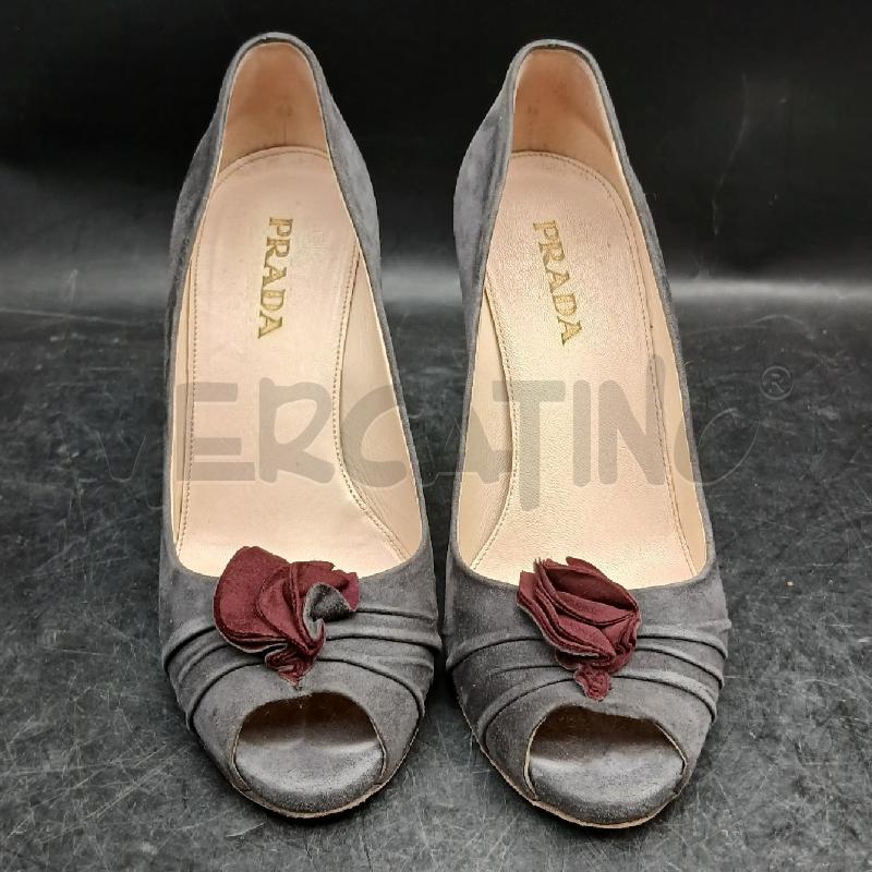 SCARPE DONNA PRADA GRIGIO  | Mercatino dell'Usato Roma garbatella 2