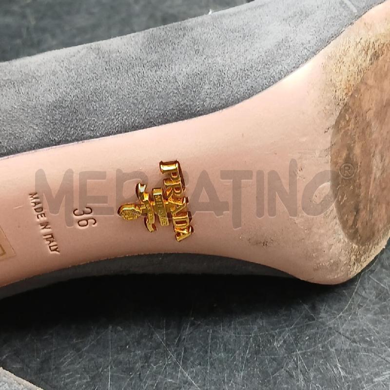 SCARPE DONNA PRADA GRIGIO  | Mercatino dell'Usato Roma garbatella 5