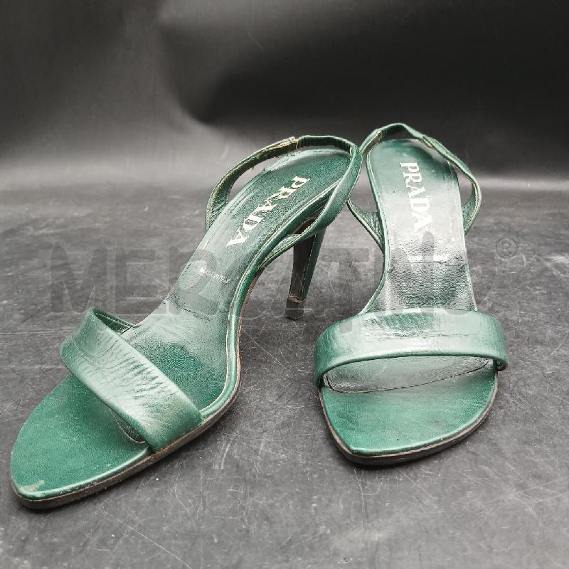 SCARPE DONNA PRADA  VERDE  | Mercatino dell'Usato Roma garbatella 1