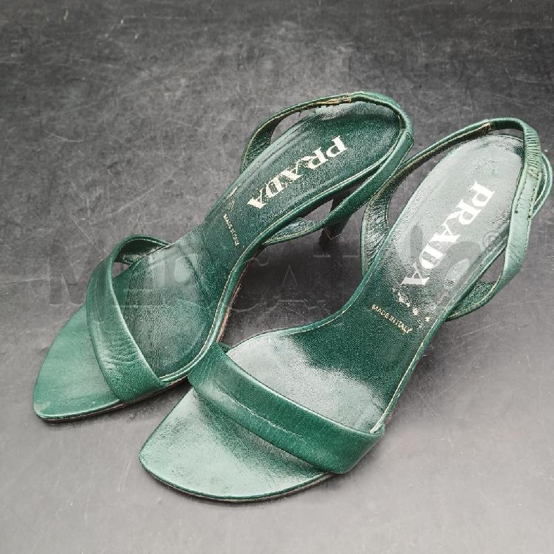 SCARPE DONNA PRADA  VERDE  | Mercatino dell'Usato Roma garbatella 3