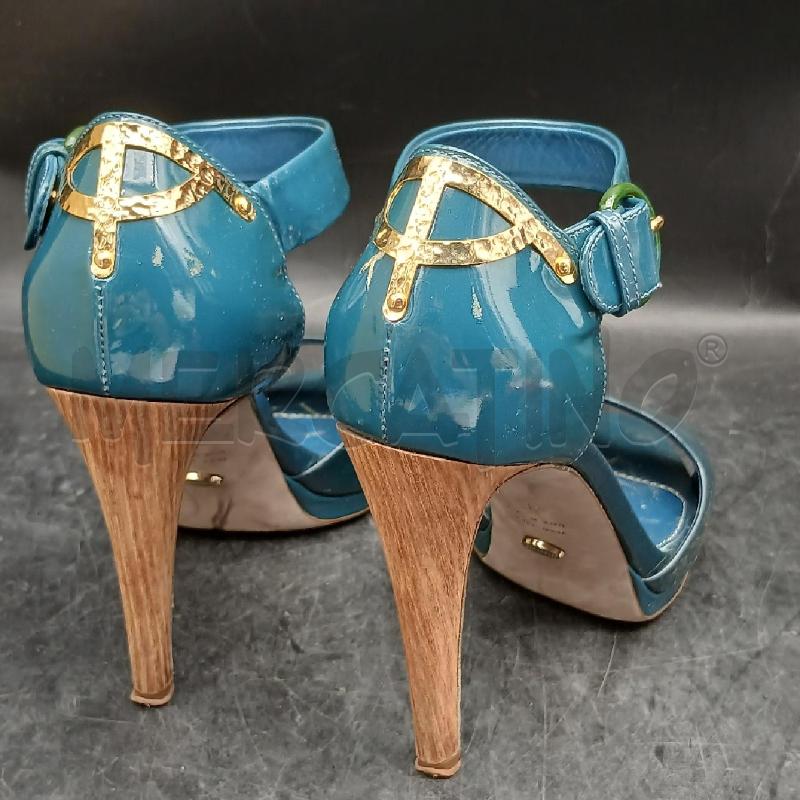 SCARPE DONNA SERGIO ROSSI BLU  | Mercatino dell'Usato Roma garbatella 3