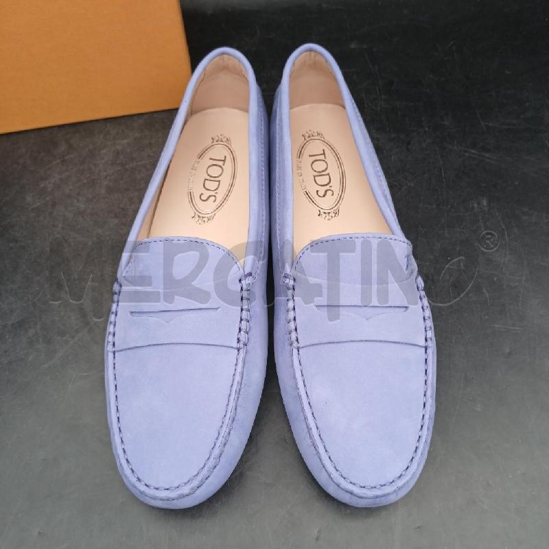 SCARPE DONNA TODS MOCASSINO AZZURR | Mercatino dell'Usato Roma garbatella 3