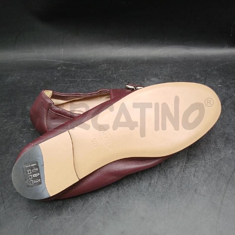 SCARPE DONNA TOD'S BORDEAUX  | Mercatino dell'Usato Roma garbatella 5