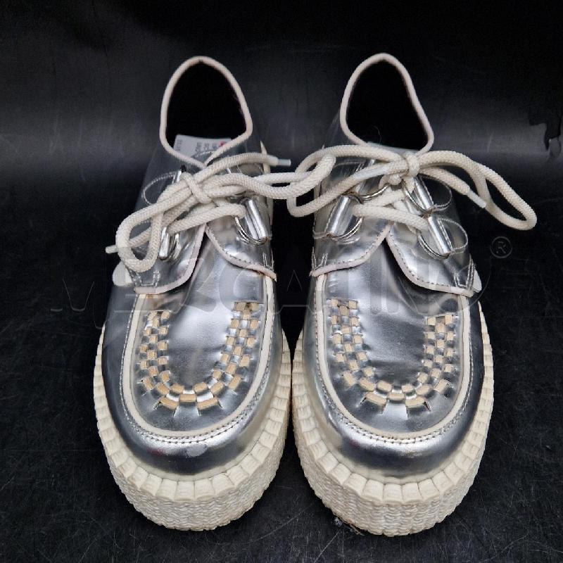 SCARPE DONNA UNDERGROUND GRIGIO METALLIZZATO | Mercatino dell'Usato Roma garbatella 1