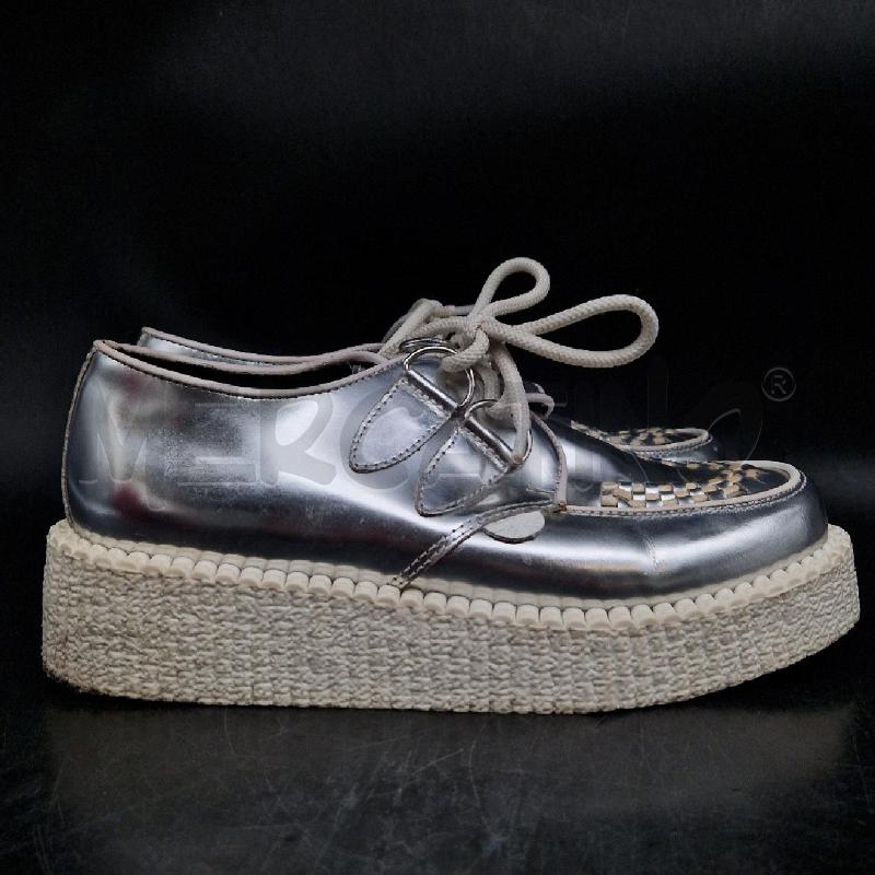 SCARPE DONNA UNDERGROUND GRIGIO METALLIZZATO | Mercatino dell'Usato Roma garbatella 2