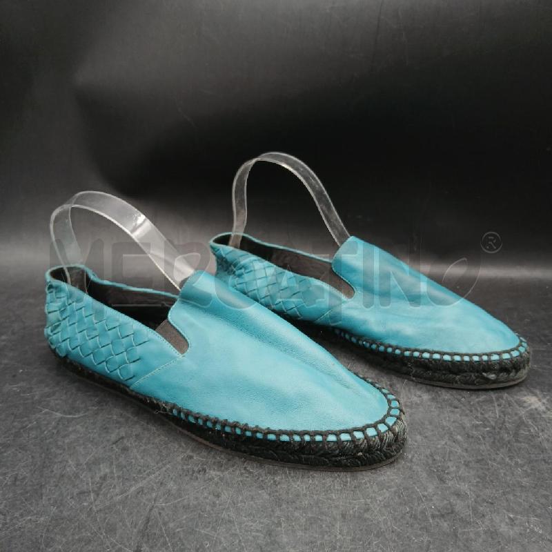 SCARPE D BOTEGA VENETA PETROLIO | Mercatino dell'Usato Roma garbatella 1