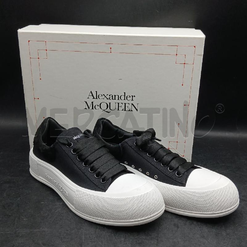 SCARPE UOMO ALEXANDER MCQUEEN NERO  | Mercatino dell'Usato Roma garbatella 1