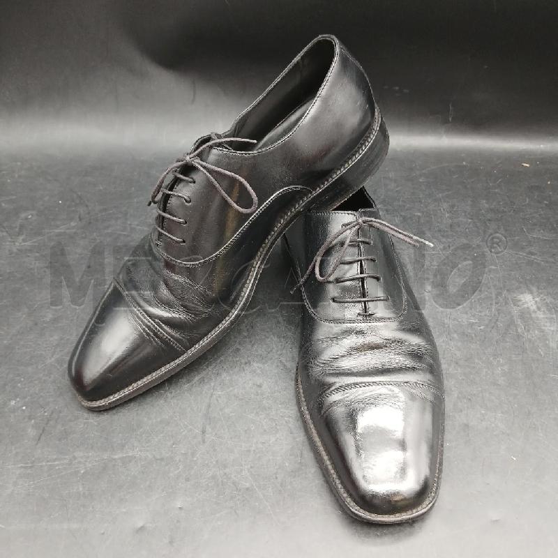 SCARPE UOMO ERMENEGILDO ZEGNA NERO  | Mercatino dell'Usato Roma garbatella 1