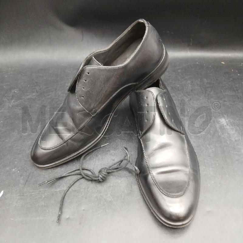 SCARPE UOMO ERMENEGILDO ZEGNA NERO  | Mercatino dell'Usato Roma garbatella 1
