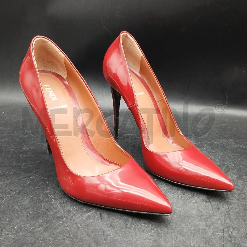 SCARPE UOMO FENDI DECOLLETE ROSSO  | Mercatino dell'Usato Roma garbatella 1
