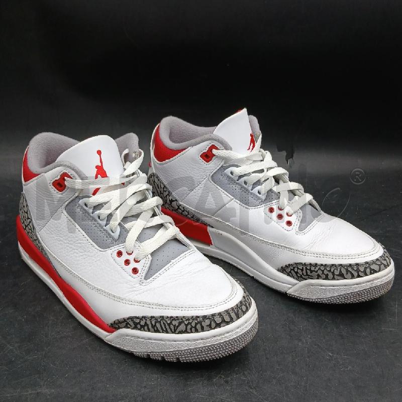 SCARPE UOMO NIKE JORDAN 3 BIANCO E ROSS | Mercatino dell'Usato Roma garbatella 1
