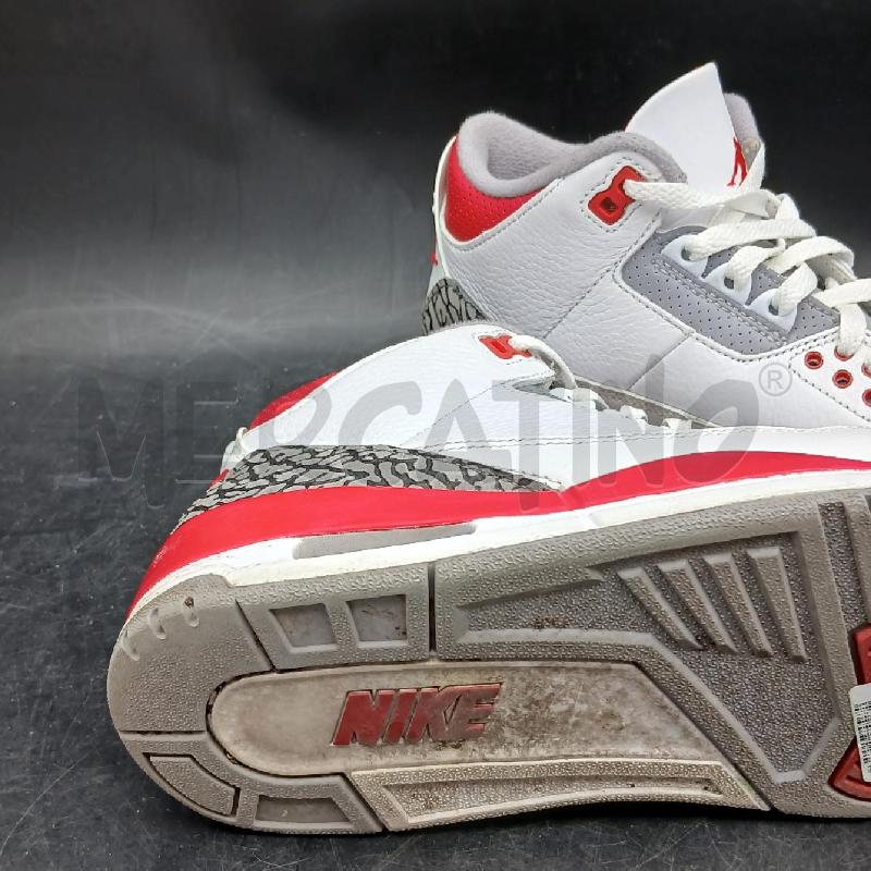 SCARPE UOMO NIKE JORDAN 3 BIANCO E ROSS | Mercatino dell'Usato Roma garbatella 5