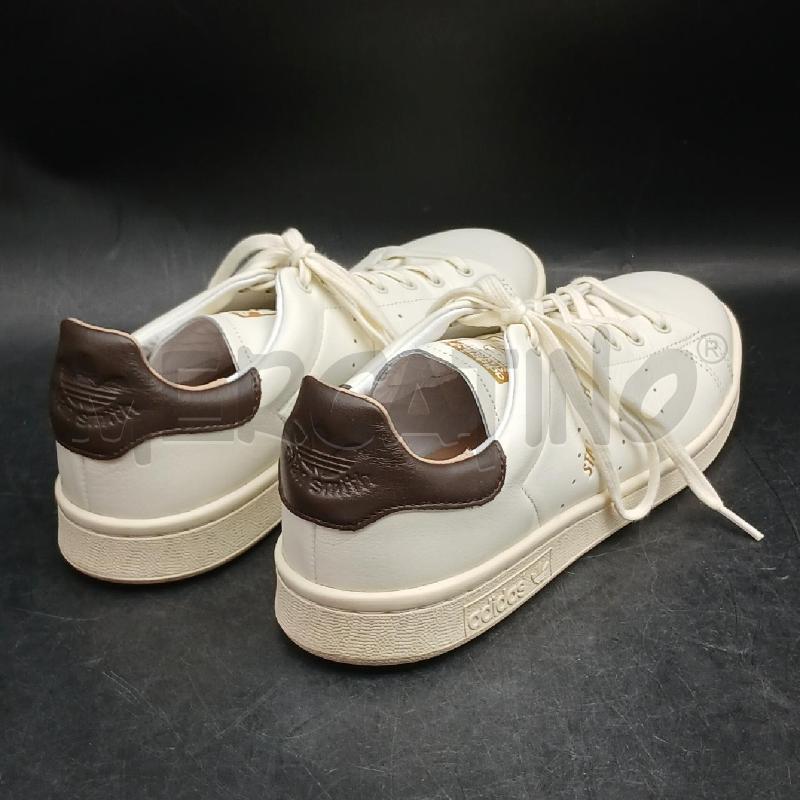 SCARPE UOMO STAN SMITH BIANCO LOGO DORATO POST MARRONE  | Mercatino dell'Usato Roma garbatella 3
