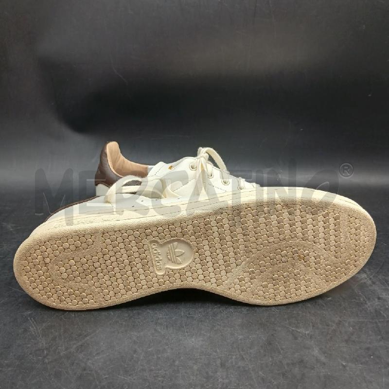 SCARPE UOMO STAN SMITH BIANCO LOGO DORATO POST MARRONE  | Mercatino dell'Usato Roma garbatella 5