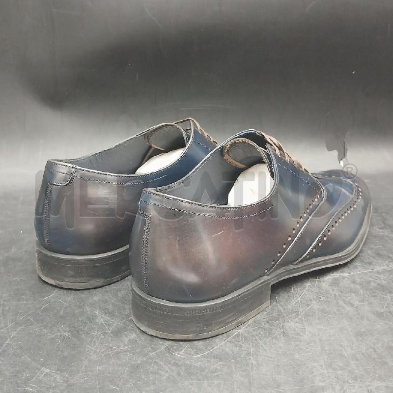 SCARPE U SALVATORE FERRAGAMO MARRONE E BLU  | Mercatino dell'Usato Roma garbatella 3